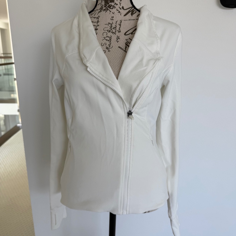 Off White Athletic Jacket - image 1